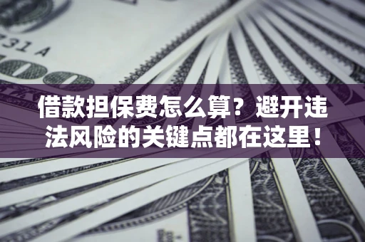 武汉借款担保费怎么算？避开违法风险的关键点都在这里！