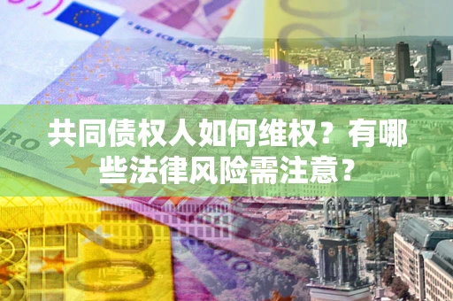 武汉共同债权人如何维权？有哪些法律风险需注意？