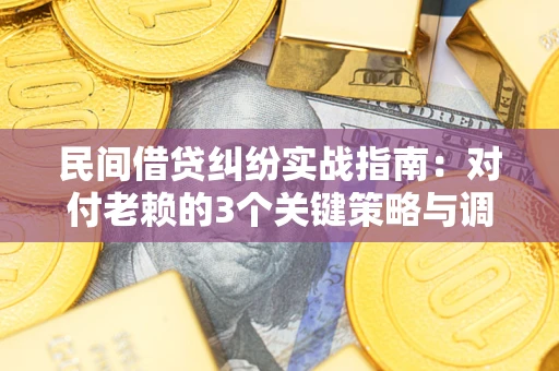 武汉民间借贷纠纷实战指南：对付老赖的3个关键策略与调解盲区解析