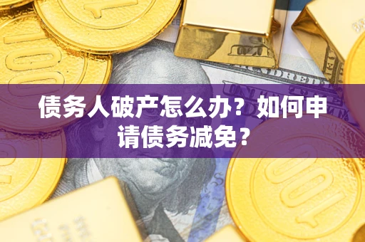 武汉债务人破产怎么办？如何申请债务减免？