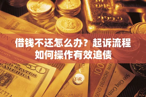 武汉借钱不还怎么办？起诉流程如何操作有效追债