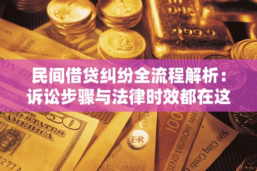 武汉民间借贷纠纷全流程解析：诉讼步骤与法律时效都在这儿了