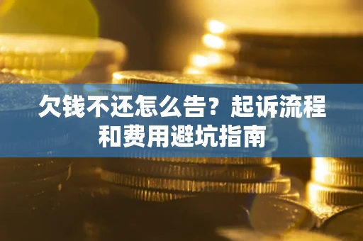 武汉欠钱不还怎么告?起诉流程和费用避坑指南 武汉欠钱不还怎么告?起诉流程和费用避坑指南