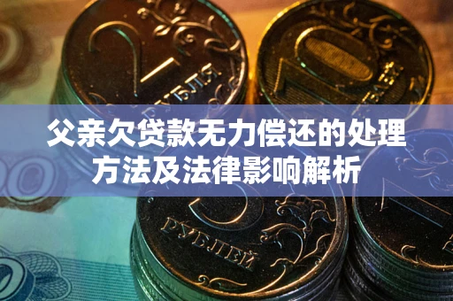 武汉父亲欠贷款无力偿还的处理方法及法律影响解析